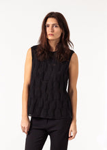 Load image into Gallery viewer, Zip Back Circle Blouse in Black