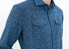 Load image into Gallery viewer, Western Arkansas Button-Up in Blue Floral