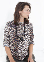 Load image into Gallery viewer, Madame L Blouse in Leopard