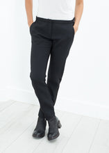 Load image into Gallery viewer, Side Zip Slim Pant in Black