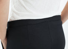 Load image into Gallery viewer, Side Zip Slim Pant in Black