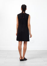 Load image into Gallery viewer, Neoprene Flower Dress in Black
